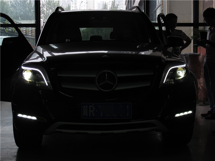 奔馳GLK200/GLK260/GLK300改原廠智能隨動(dòng)氙氣大燈 一鍵啟動(dòng) 無鑰匙進(jìn)入 電尾門