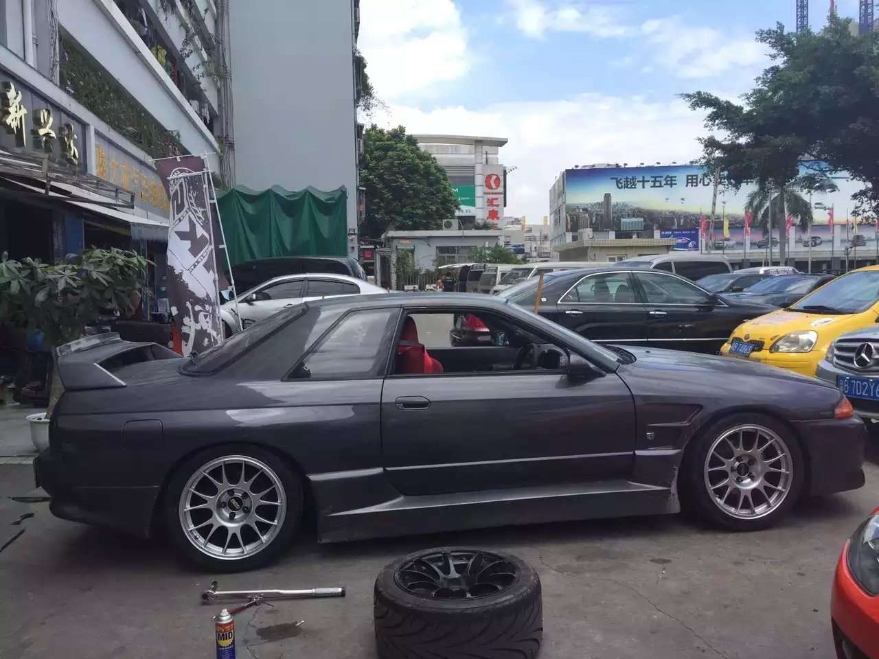 BBS 18寸，已裝車。 戰(zhàn)神好給力