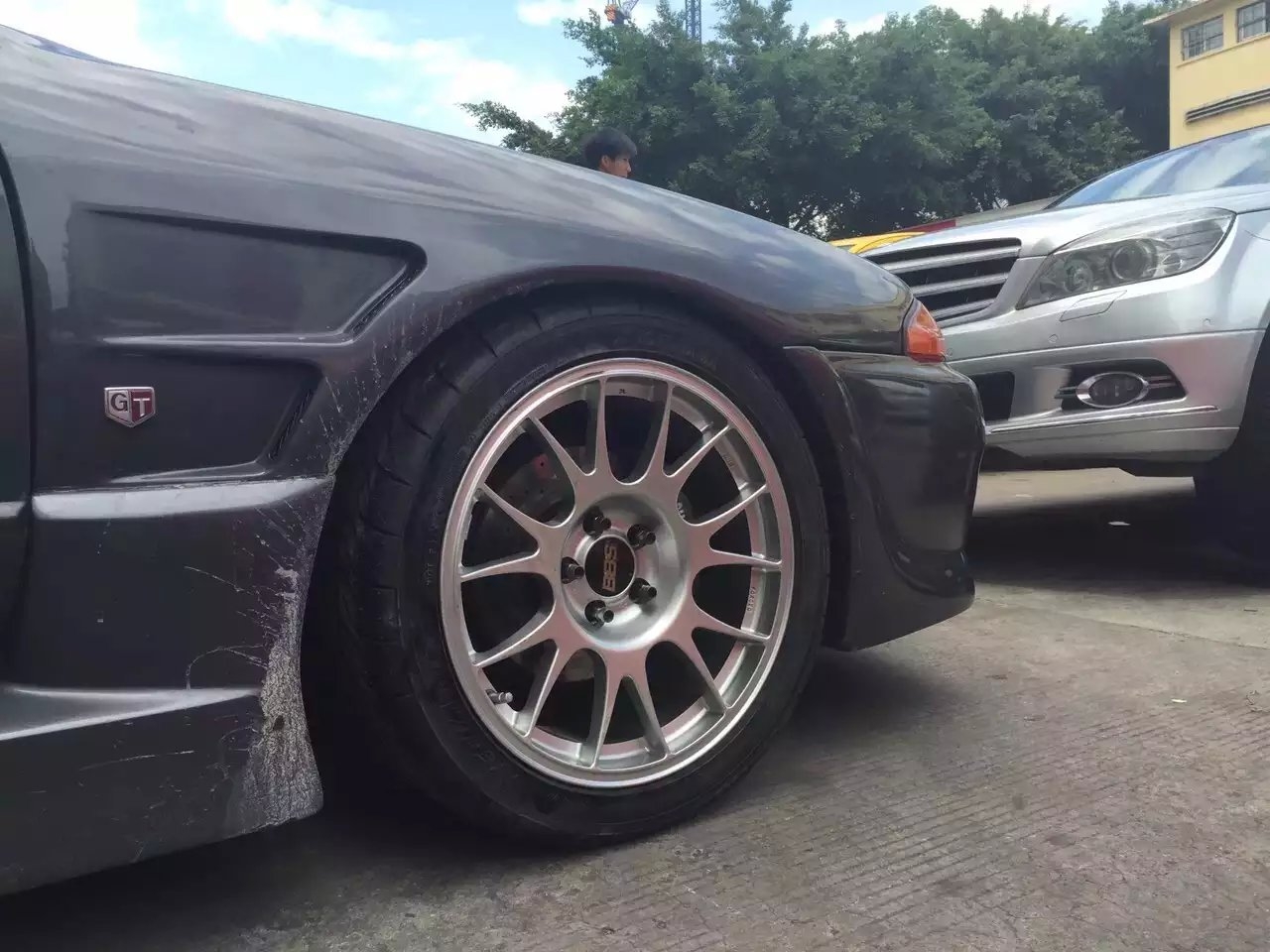 BBS 18寸，已裝車。 戰(zhàn)神好給力