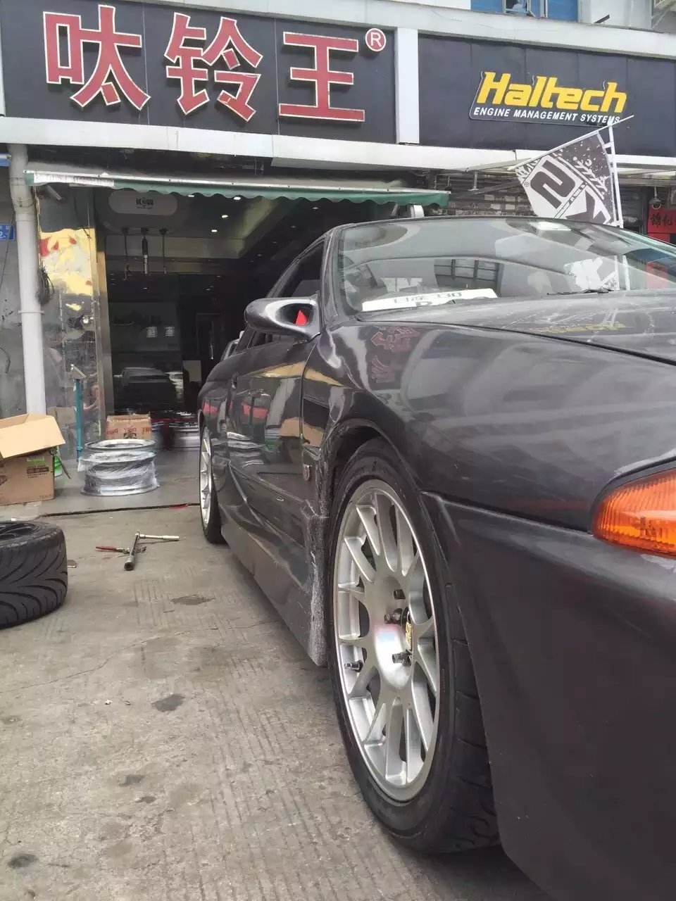 BBS 18寸，已裝車。 戰(zhàn)神好給力