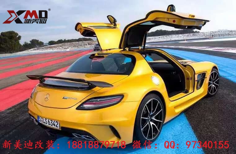 奔馳 R197 AMG SLS BLACK SERIE 碳纖維尾翼定風(fēng)翼 大尾翼 包圍改裝