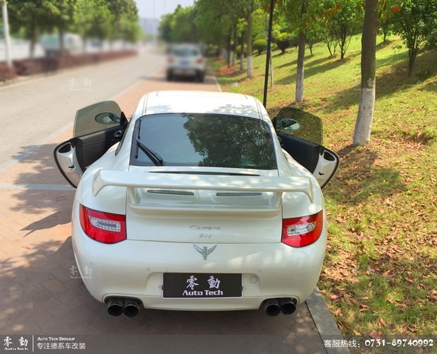 保時捷911改裝DT排氣 碳纖維內(nèi)飾全套--長沙保時捷專業(yè)改裝店