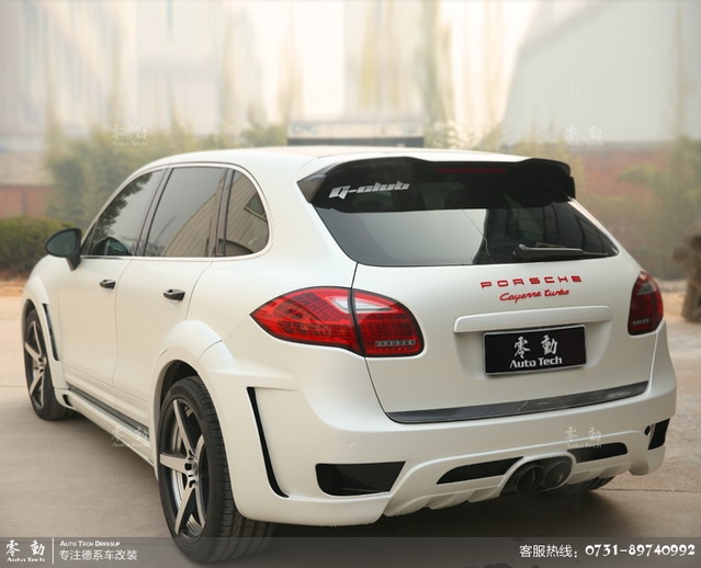 保時捷卡宴改裝HAMNN寬體大包圍--長沙保時捷專業(yè)改裝店
