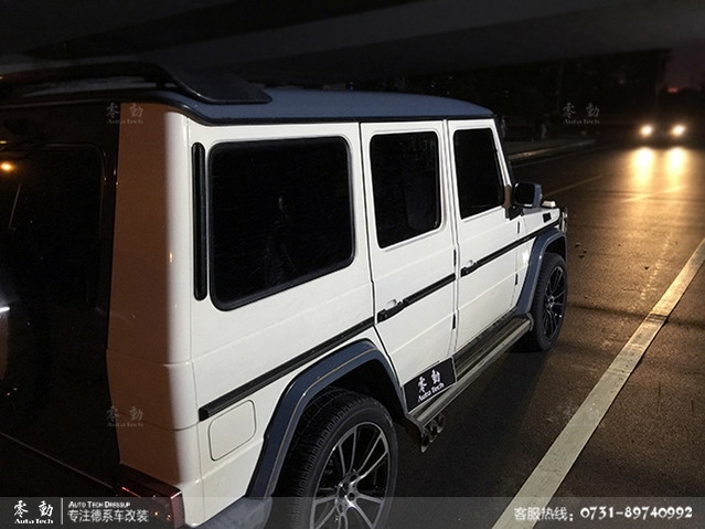 奔馳G500改裝21寸輪轂、哈曼6出排氣-長(zhǎng)沙奔馳專業(yè)改裝店