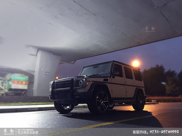 奔馳G500改裝21寸輪轂、哈曼6出排氣-長(zhǎng)沙奔馳專業(yè)改裝店