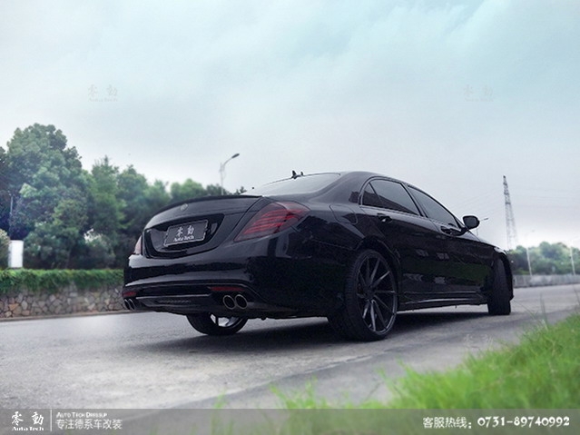 奔馳S320整車改裝案例--長(zhǎng)沙奔馳專業(yè)改裝店