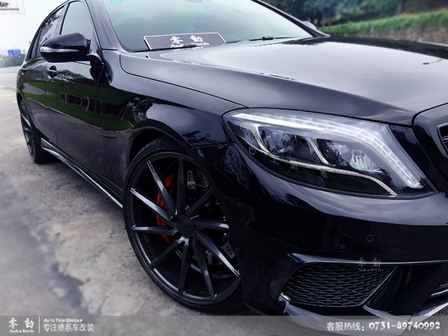 奔馳S320整車改裝案例--長(zhǎng)沙奔馳專業(yè)改裝店