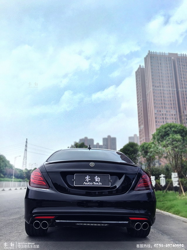 奔馳S320整車改裝案例--長(zhǎng)沙奔馳專業(yè)改裝店
