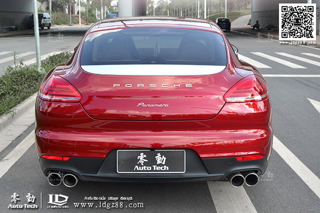 帕拉梅拉改裝akrapovic（天蝎）排氣--長沙帕拉梅拉專業(yè)改裝店