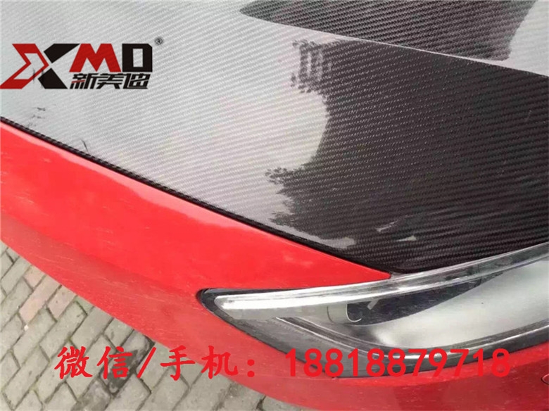 奧迪Q5改裝ABT碳纖維機(jī)蓋 引擎蓋 開孔碳纖維 大包圍排氣管