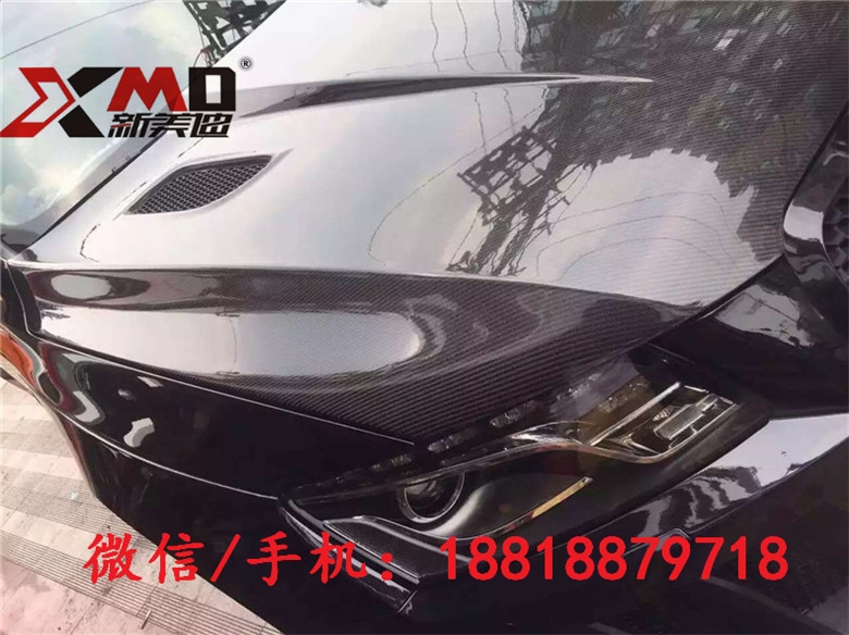 奧迪Q5改裝ABT碳纖維機(jī)蓋 引擎蓋 開孔碳纖維 大包圍排氣管