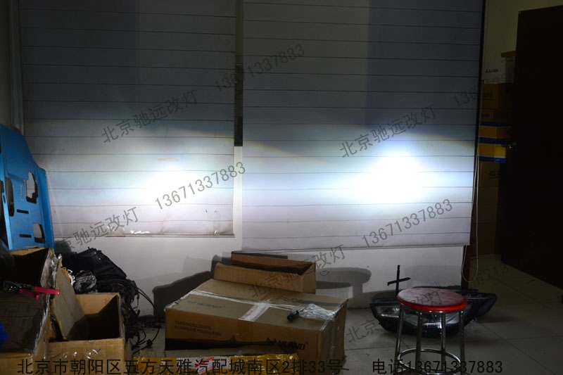 馬自達(dá)CX5 改裝車燈 大燈增亮 北京改燈