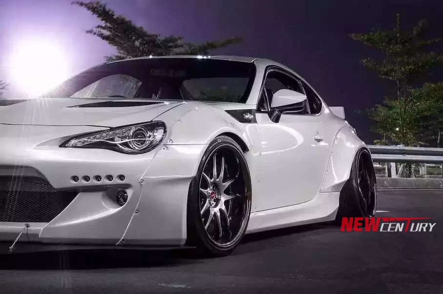豐田GT86改裝火箭兔寬體大包圍斯巴魯BRZ改裝包圍套件