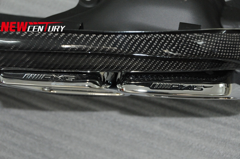 奔驰SLS改装碳纤维后唇奔驰超跑SLS AMG改装后包围尾翼碳纤维后杠套件