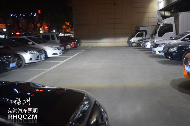 福州汽車燈光升級(jí) Jeep指南者改燈車燈改裝氙氣燈海拉三雙光透鏡 福州榮海汽車照明