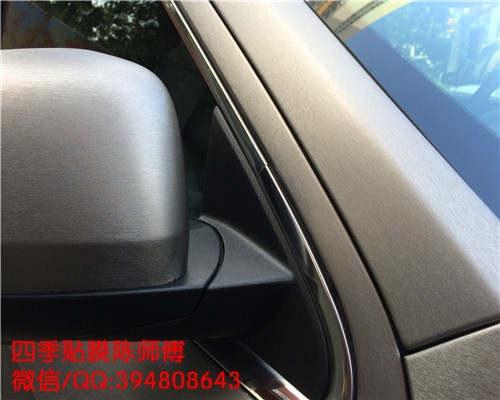 武漢汽車改色貼膜│艾利金屬拉絲鈦改色膜│JEEP切洛基改色貼膜