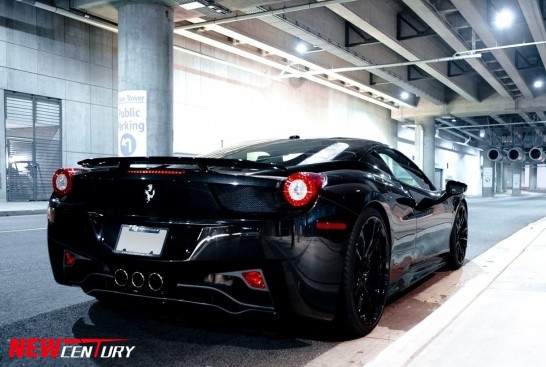 法拉利F458改裝碳纖維尾翼  Ferrari458安裝碳纖維定風(fēng)翼