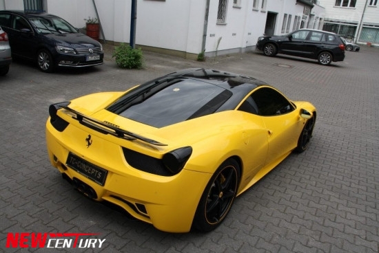 法拉利F458改裝碳纖維尾翼  Ferrari458安裝碳纖維定風(fēng)翼