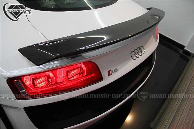 【Mandecar出品】奧迪Audi R8改裝Regula包圍+門板+Hexis珍珠白
