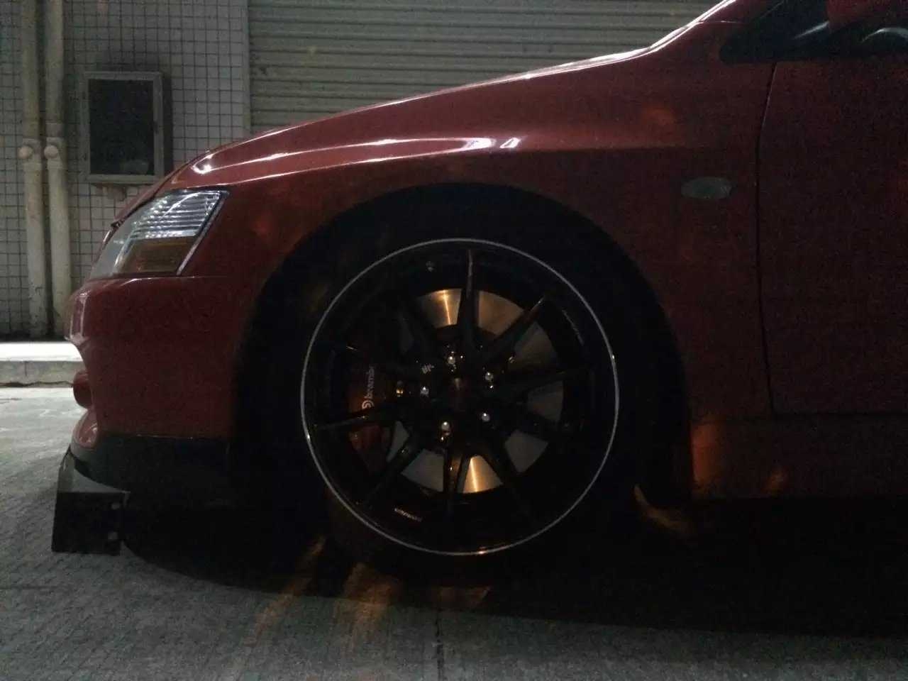 RAYS G25 已裝好車，EVO 給力！