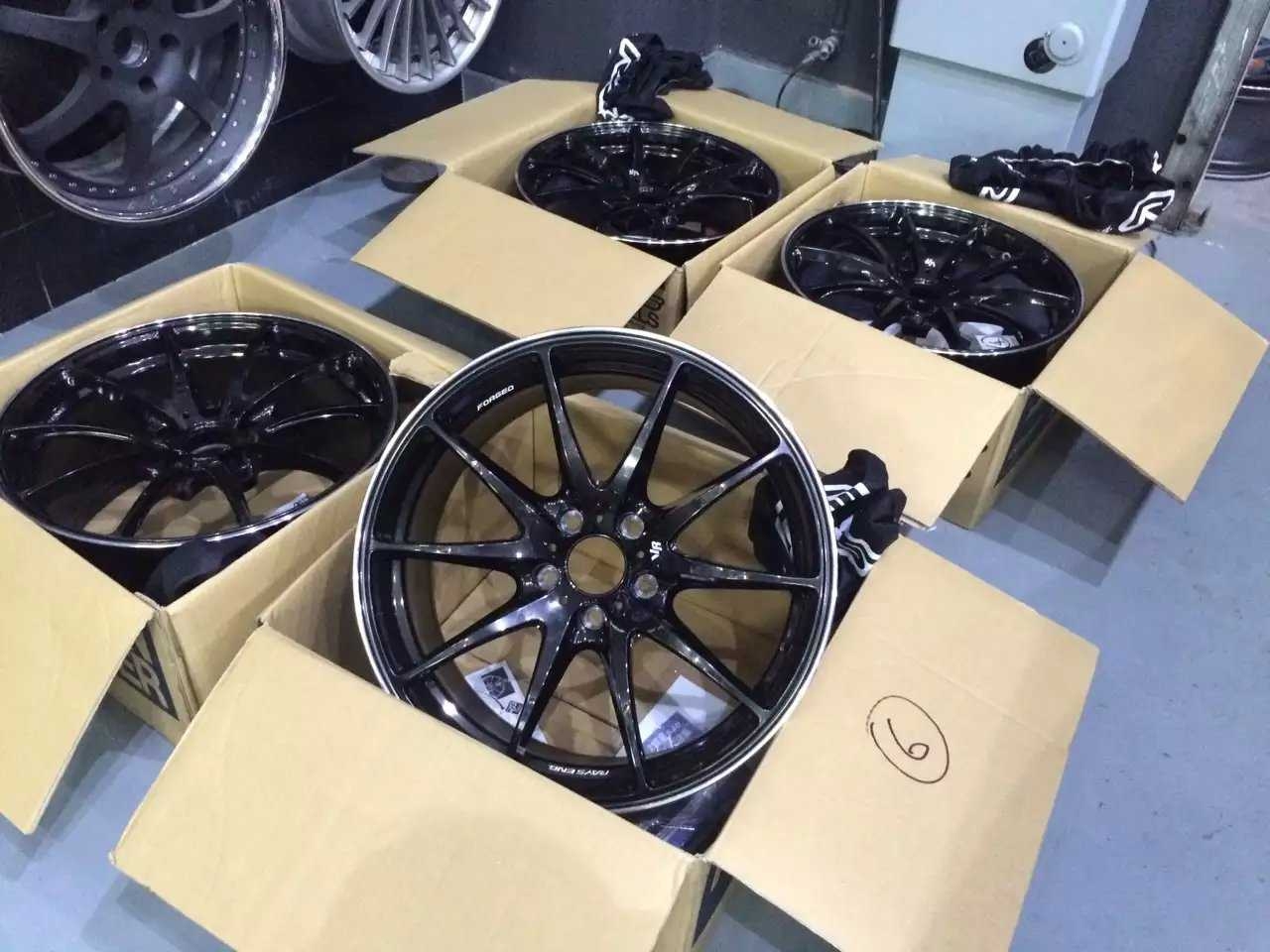 RAYS G25 已裝好車，EVO 給力！