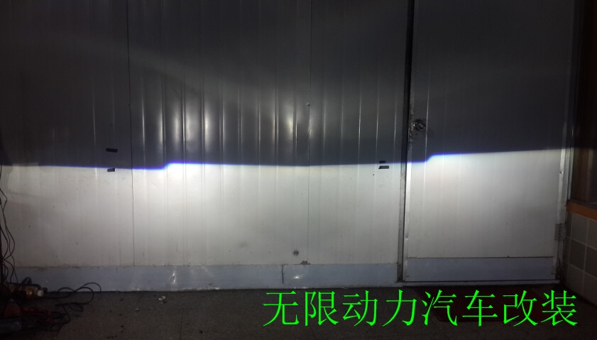 昌邑標(biāo)志408改氙氣大燈，Q5雙光透鏡