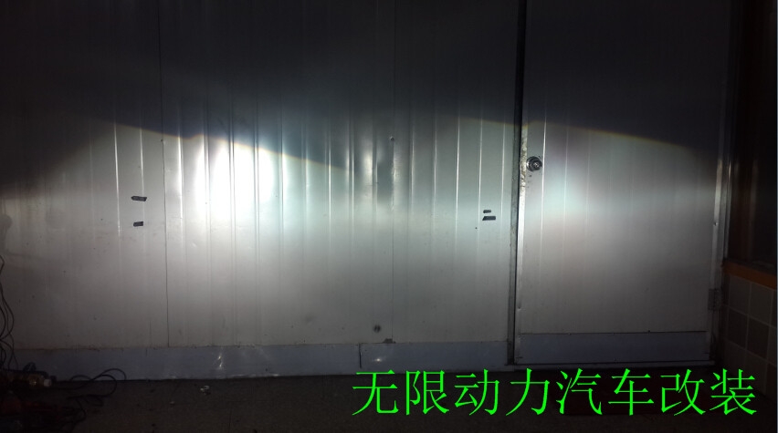 昌邑標(biāo)志408改氙氣大燈，Q5雙光透鏡