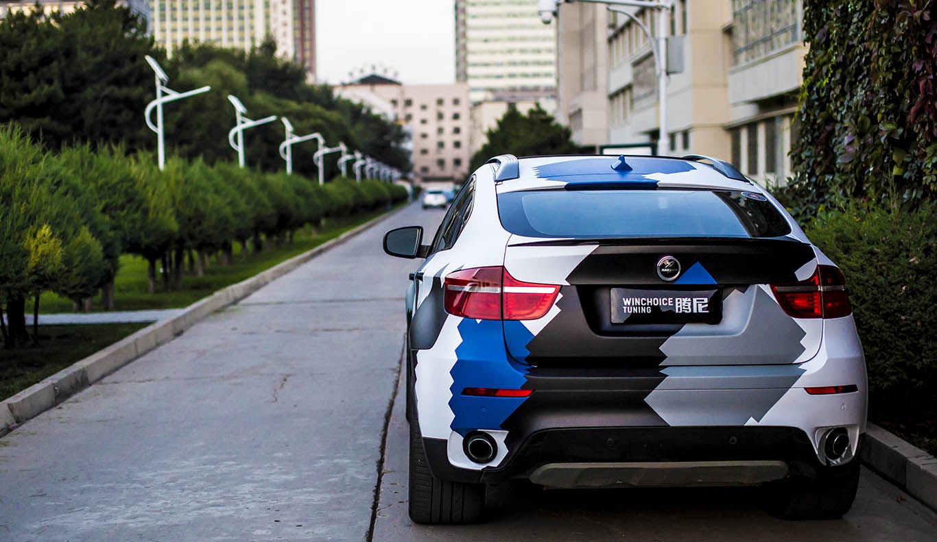 E71 HAMANN X6 像素迷彩涂裝