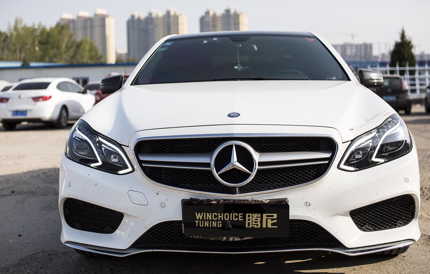 BENZ奔馳W212 E260 LED大燈 碳纖維內(nèi)飾 方向盤德國艾巴赫Eibach Prokit短彈簧/黑簧