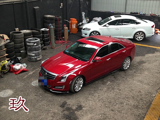 凱迪拉克ATS全車(chē)碳纖包圍、排氣【西安汽車(chē)改裝——良玖行
