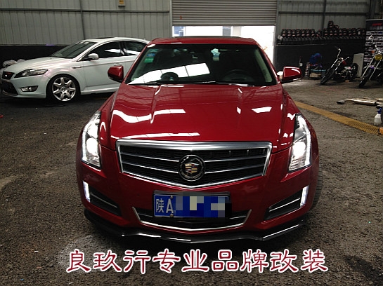 凱迪拉克ATS全車(chē)碳纖包圍、排氣【西安汽車(chē)改裝——良玖行
