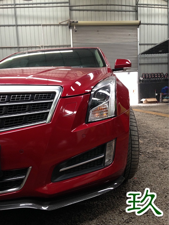 凱迪拉克ATS全車(chē)碳纖包圍、排氣【西安汽車(chē)改裝——良玖行