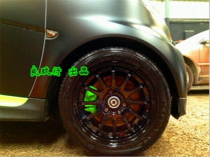 【西安良玖行汽車改裝出品】奔馳精品小車Smart全車改色