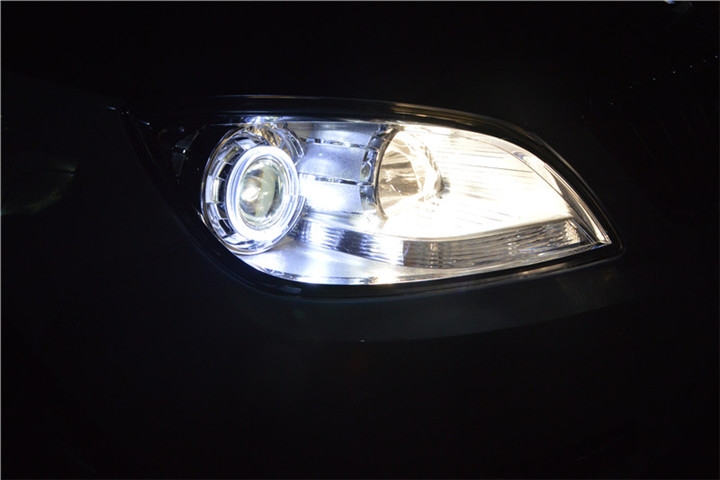 福州別克改燈 英朗車燈改裝氙氣燈Q5雙光透鏡 福州榮海照明