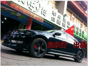 【西安良玖行汽車(chē)改裝】大眾新款帕薩特到店升級(jí)全車(chē)包圍+排氣