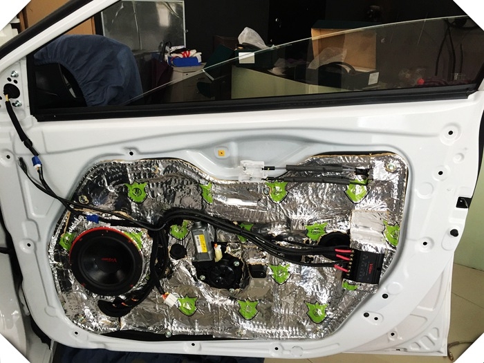 佛山途歌汽車影音:高性價比之作!現(xiàn)代朗動汽車音響改裝牧童,剛毅中不失柔美
