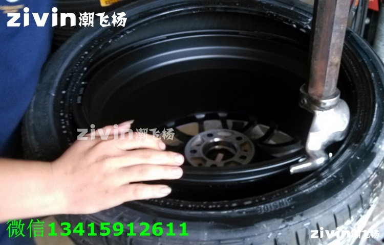 雅阁改装19寸台湾inforged轮毂，台湾K-SPORT避震