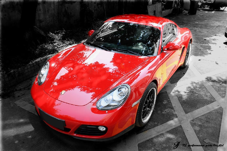Perfect design x WORK on PORSCHE Cayman 987.2