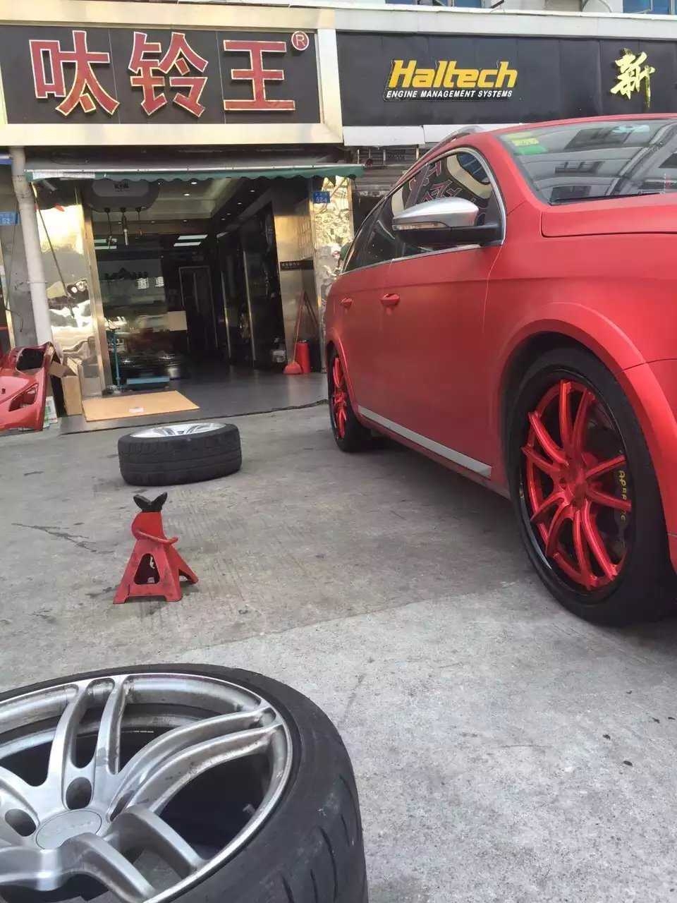 MORR 19鍛造已裝車，火紅火紅的