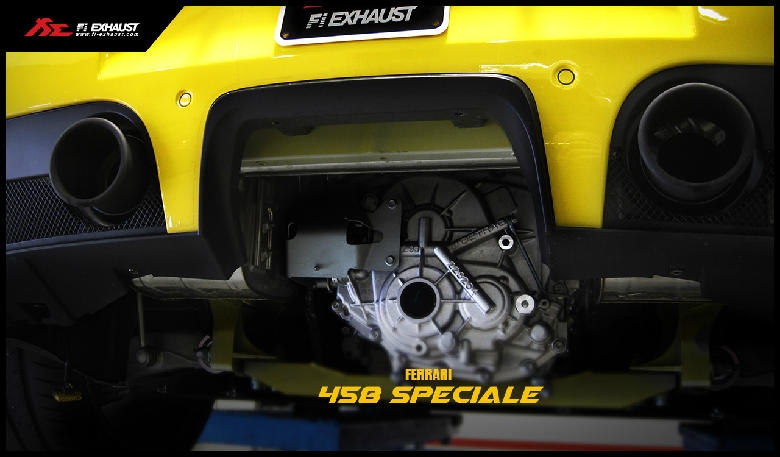 Ferrari 458 Speciale Upgrade Fi Exhaust 遥控阀门排气