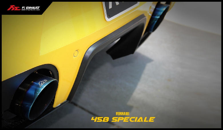 Ferrari 458 Speciale Upgrade Fi Exhaust 遥控阀门排气
