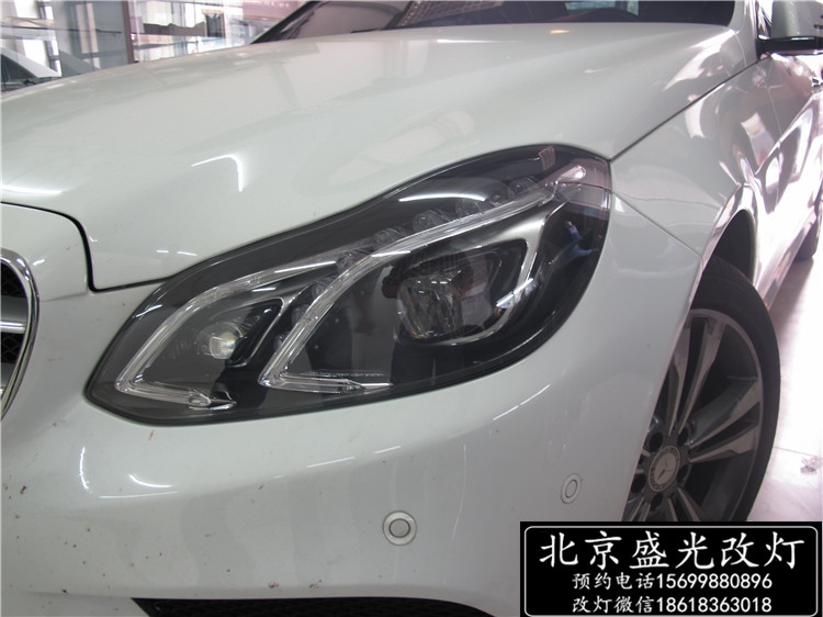 奔馳E260改豪華全LED智能隨動(dòng)照明大燈 無(wú)鑰匙進(jìn)入