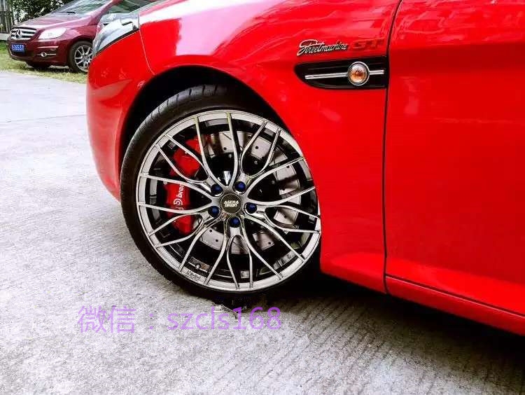 酷派19寸輪轂改裝意大利brembo大六活塞配380孔線盤完美升級(jí)
