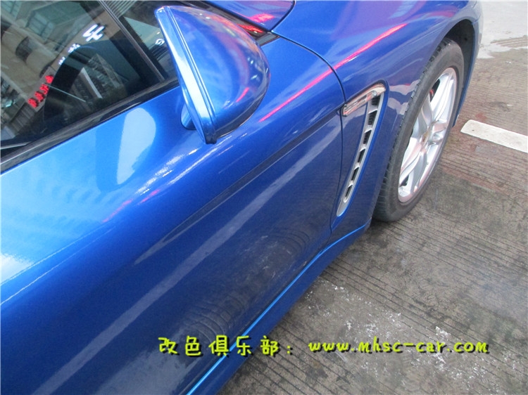保時(shí)捷帕納梅拉車身貼膜貼紙改色 汽車改色膜 汽車包膜