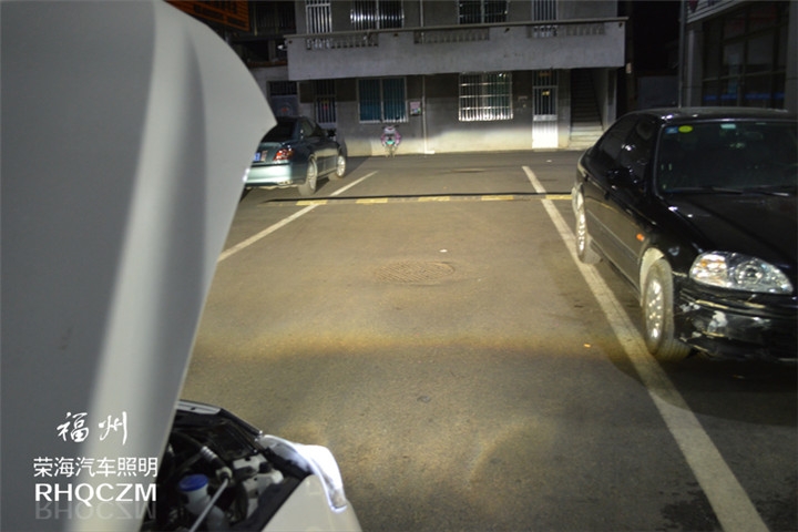 福州車燈改裝 昂克賽拉大燈改裝全新歐司朗套裝海拉五透鏡第二輛 福州榮海照明