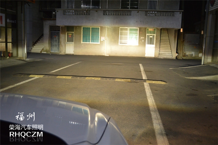福州汽車改燈 昂克賽拉車燈升級(jí)全新歐司朗套裝海拉五透鏡第三輛 福州榮海汽車照明