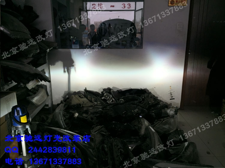 標(biāo)志408 改裝車(chē)燈 大燈增亮奧迪Q5小糸透鏡 北京改燈
