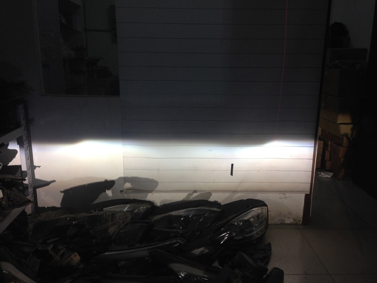 大眾新朗逸 改裝海拉五代透鏡 大燈增亮 北京改燈