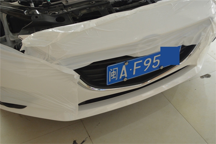 福州車燈改裝 昂克賽拉大燈改裝氙氣燈海拉五雙光透鏡第五輛 福州榮海照明