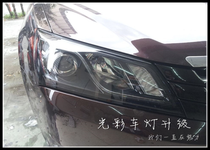 帝豪EC7大燈升級(jí)